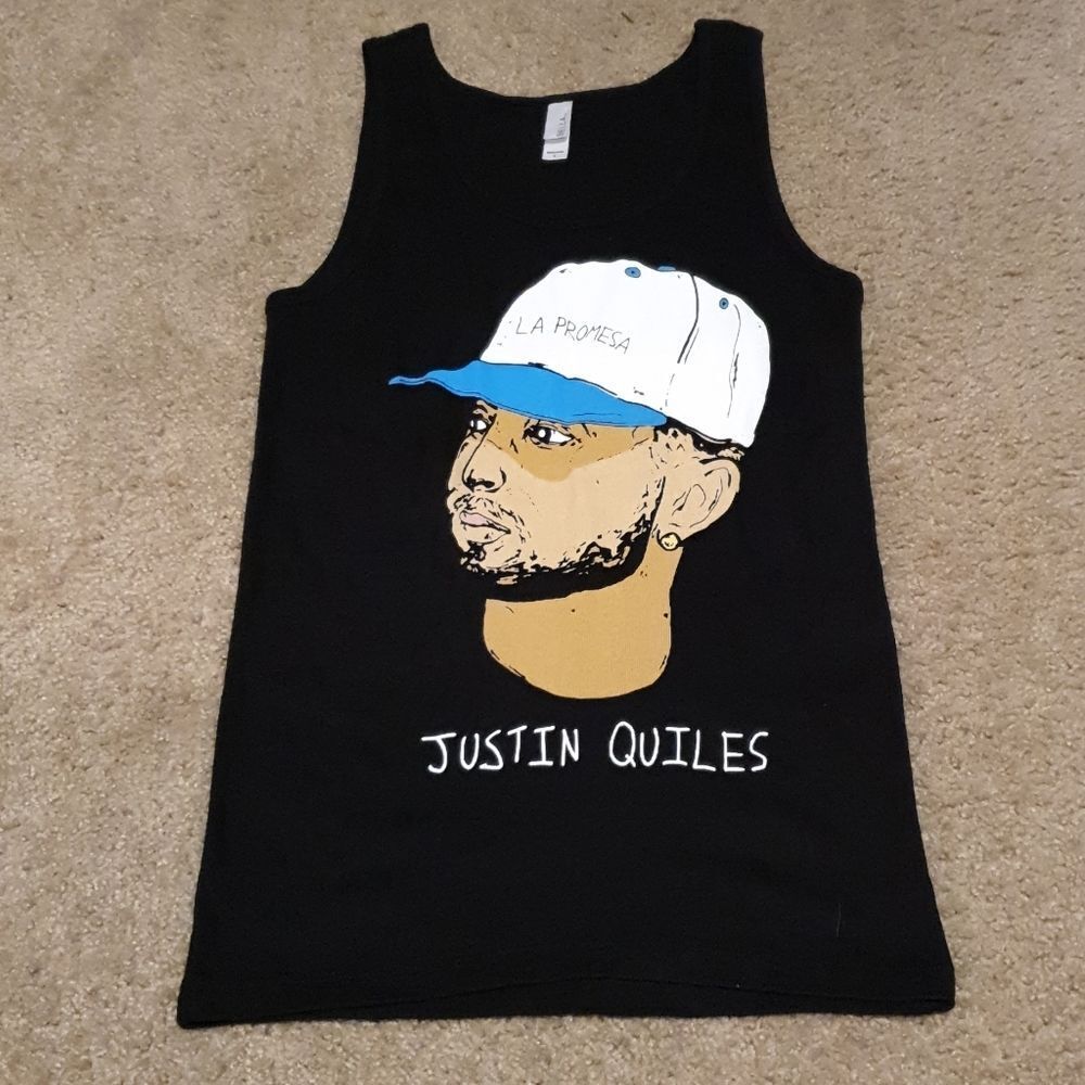 Justin Quiles Front Face Tank Top sz L